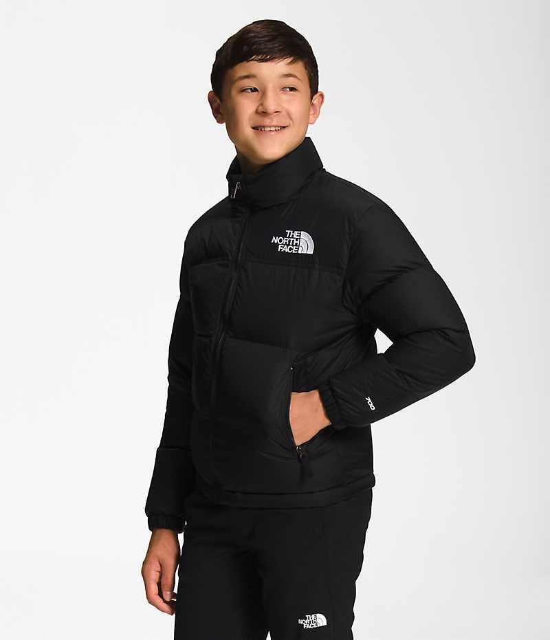 The North Face 1996 Retro Nuptse Aşağı Ceket Erkek Çocuk Siyah | ISTANBUL GKMR