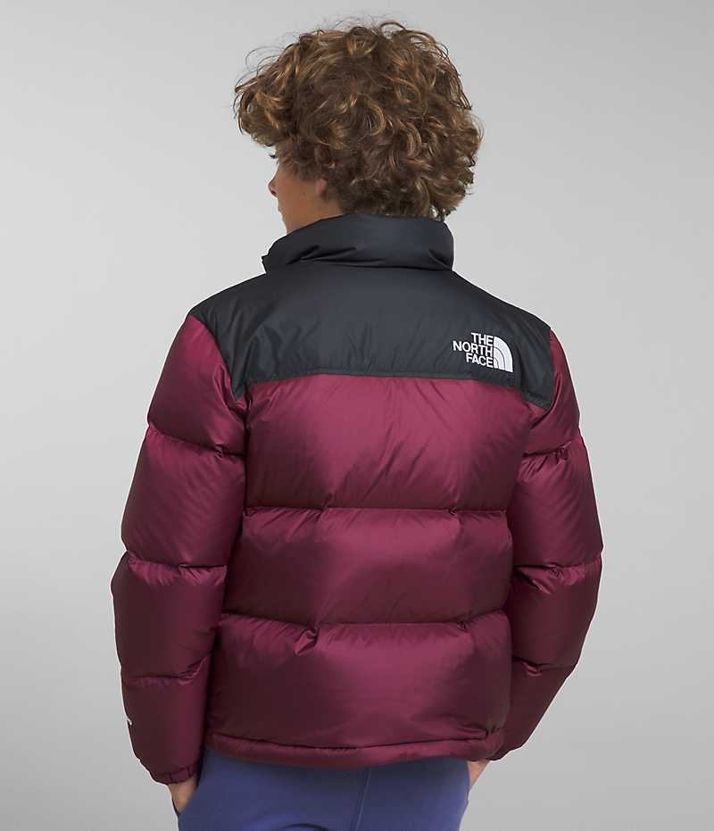 The North Face 1996 Retro Nuptse Aşağı Ceket Erkek Çocuk Bordo | TÜRKIYE SOZE