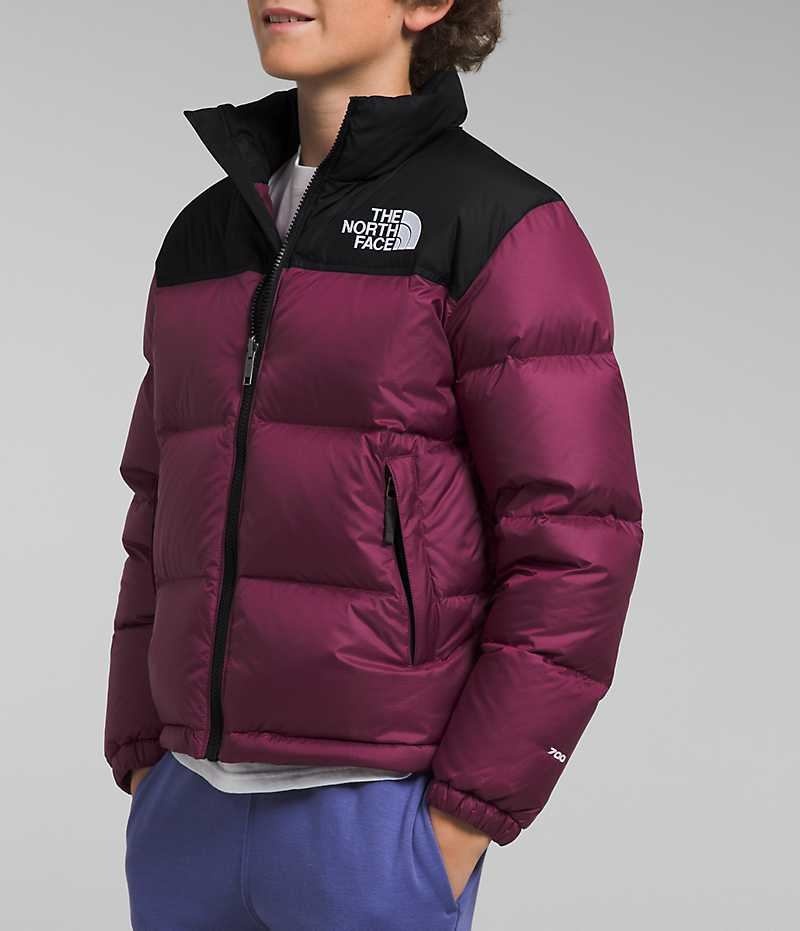 The North Face 1996 Retro Nuptse Aşağı Ceket Erkek Çocuk Bordo | TÜRKIYE SOZE