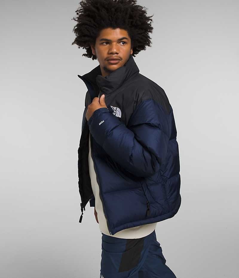The North Face 1996 Retro Nuptse Aşağı Ceket Erkek Lacivert Siyah | TÜRKIYE NYDZ