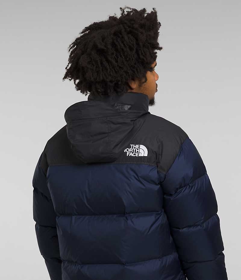 The North Face 1996 Retro Nuptse Aşağı Ceket Erkek Lacivert Siyah | TÜRKIYE NYDZ