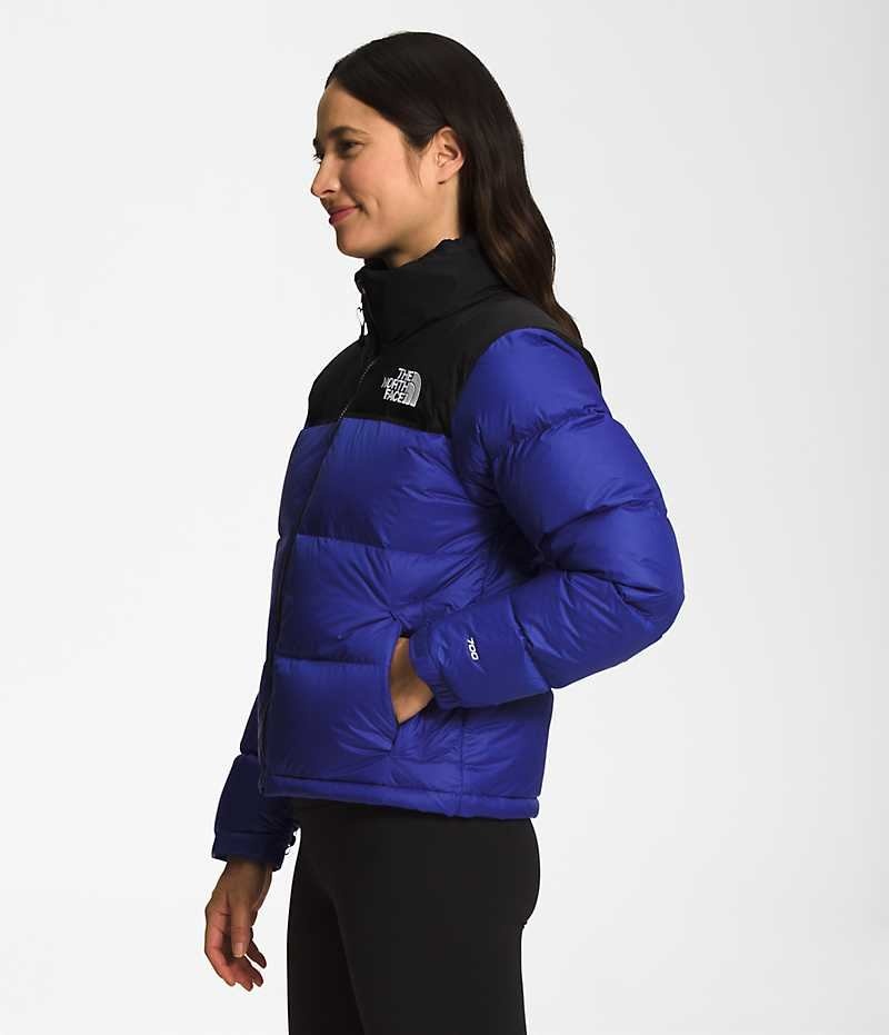 The North Face 1996 Retro Nuptse Aşağı Ceket Kadın Mavi | ISTANBUL WNLV