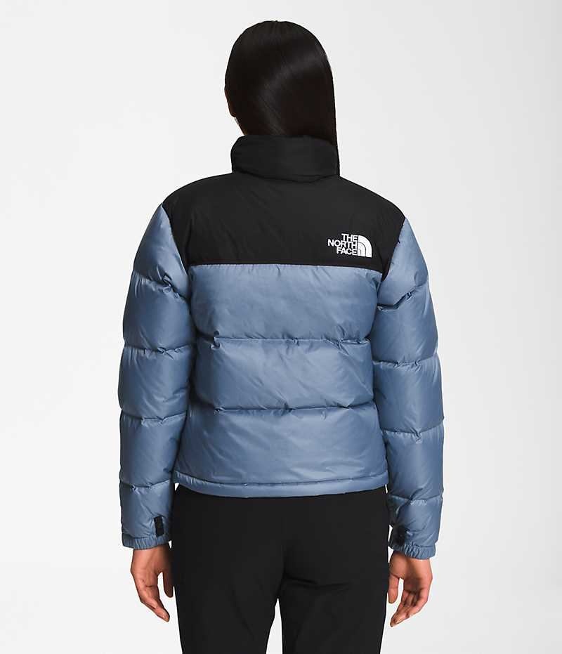 The North Face 1996 Retro Nuptse Aşağı Ceket Kadın Mavi | TÜRKIYE NIHP