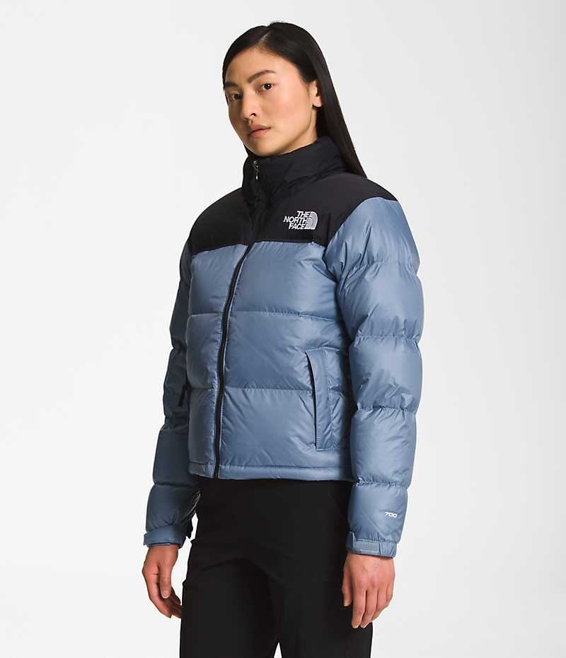 The North Face 1996 Retro Nuptse Aşağı Ceket Kadın Mavi | TÜRKIYE NIHP