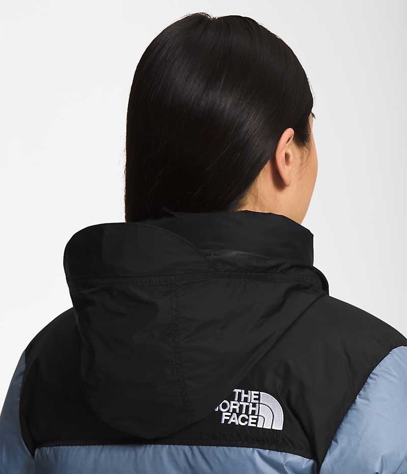 The North Face 1996 Retro Nuptse Aşağı Ceket Kadın Mavi | TÜRKIYE NIHP