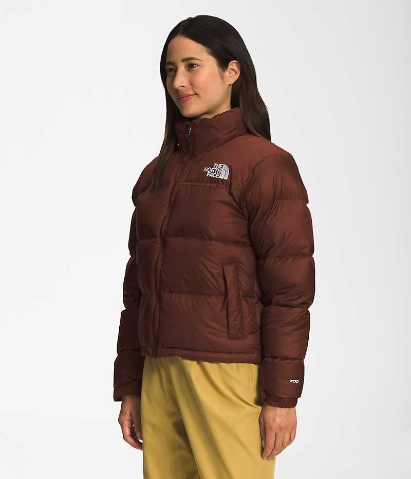 The North Face 1996 Retro Nuptse Aşağı Ceket Kadın Bordo | ISTANBUL DIVB