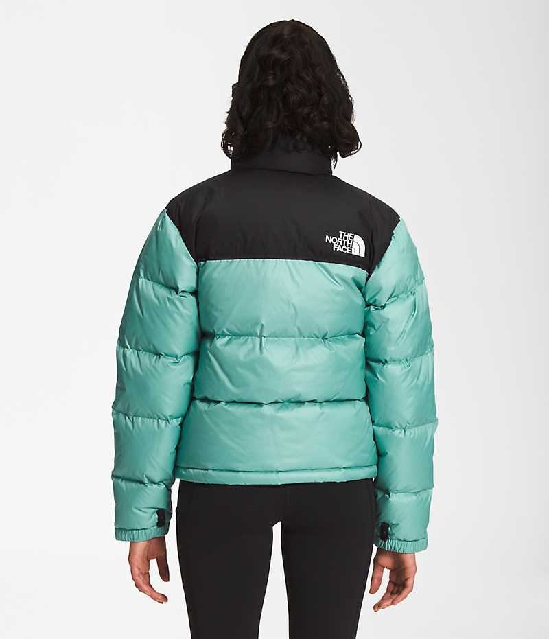 The North Face 1996 Retro Nuptse Aşağı Ceket Kadın Turkuaz | TÜRKIYE KEFB