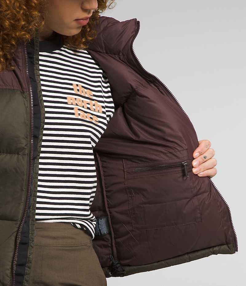 The North Face 1996 Retro Nuptse Aşağı Ceket Kadın Zeytin Yeşili | ISTANBUL ALRY