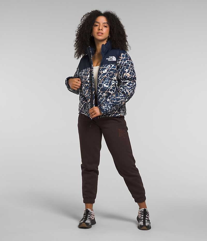The North Face 1996 Retro Nuptse Aşağı Ceket Kadın Lacivert | TÜRKIYE LFSA