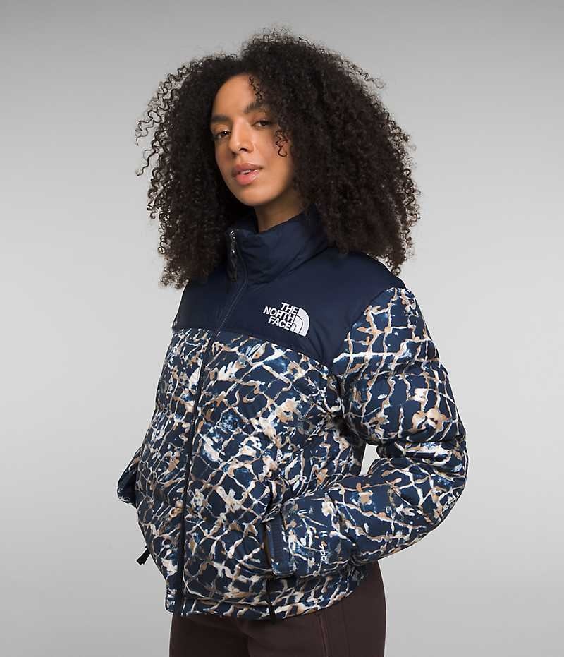 The North Face 1996 Retro Nuptse Aşağı Ceket Kadın Lacivert | TÜRKIYE LFSA