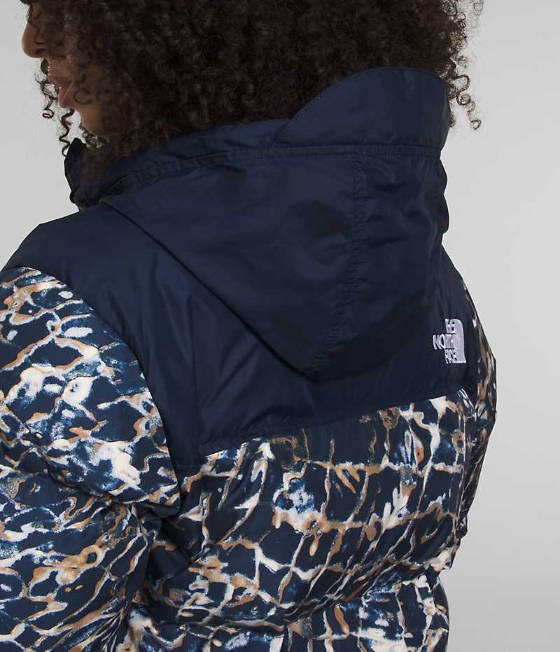 The North Face 1996 Retro Nuptse Aşağı Ceket Kadın Lacivert | TÜRKIYE LFSA