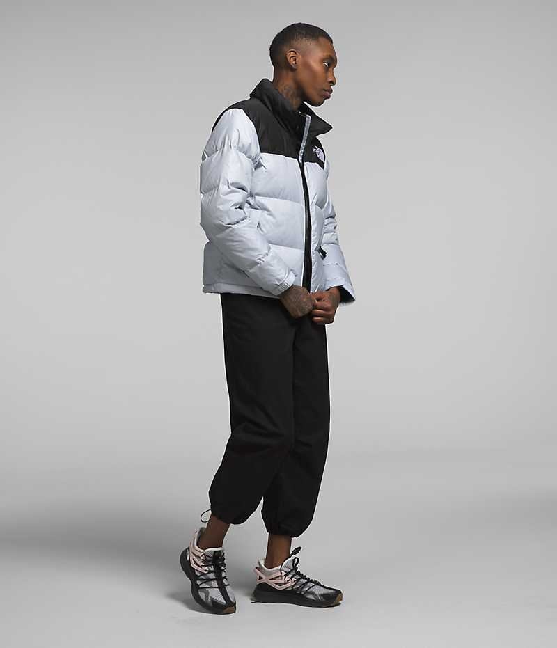 The North Face 1996 Retro Nuptse Aşağı Ceket Kadın Siyah Beyaz | TÜRKIYE LGSB