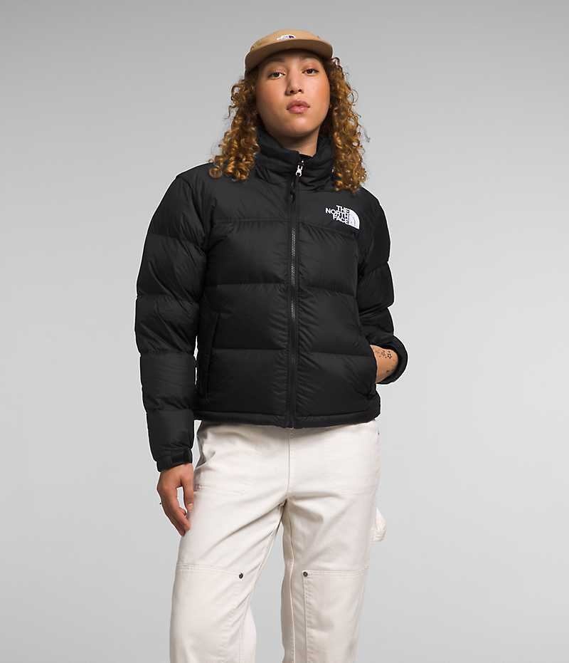 The North Face 1996 Retro Nuptse Aşağı Ceket Kadın Siyah | TÜRKIYE IKVB