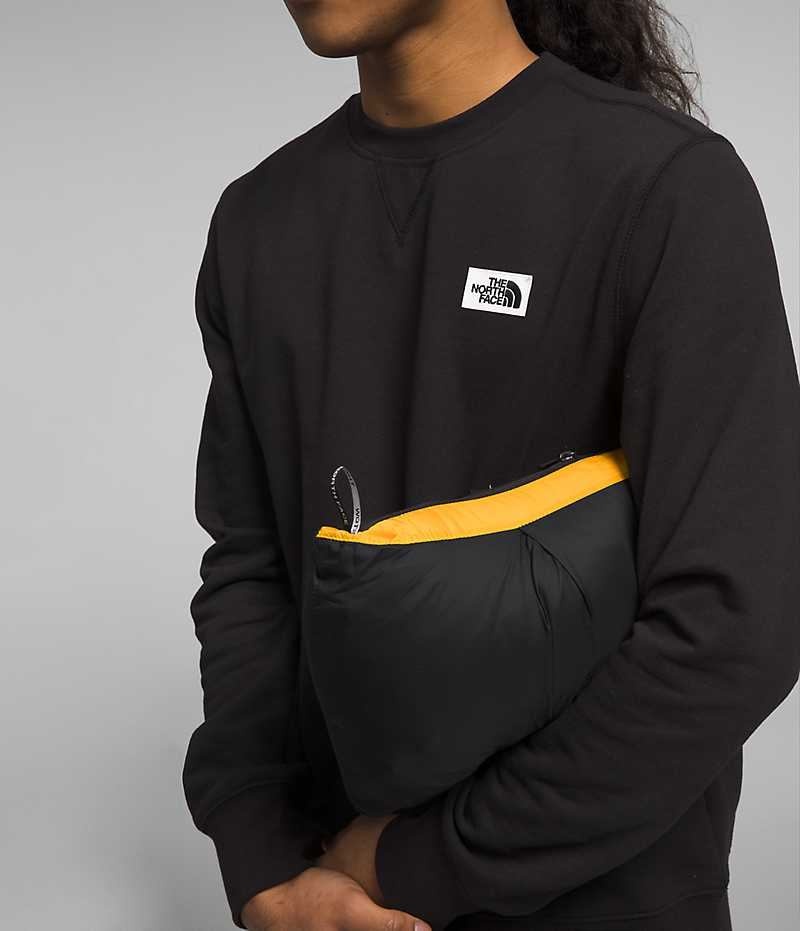 The North Face 1996 Retro Nuptse Aşağı Ceket Erkek Altın Siyah | ISTANBUL IBWG