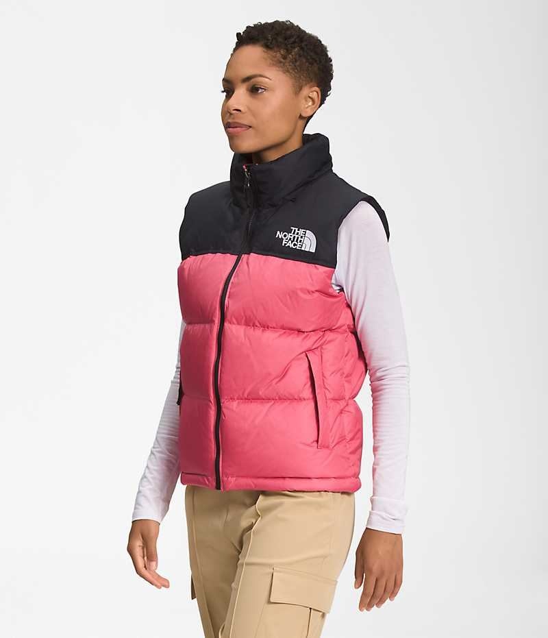The North Face 1996 Retro Nuptse Aşağı Yelek Kadın Pembe | ISTANBUL BNDX
