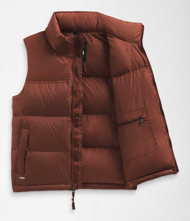 The North Face 1996 Retro Nuptse Aşağı Yelek Kadın Kahverengi | TÜRKIYE OEKR