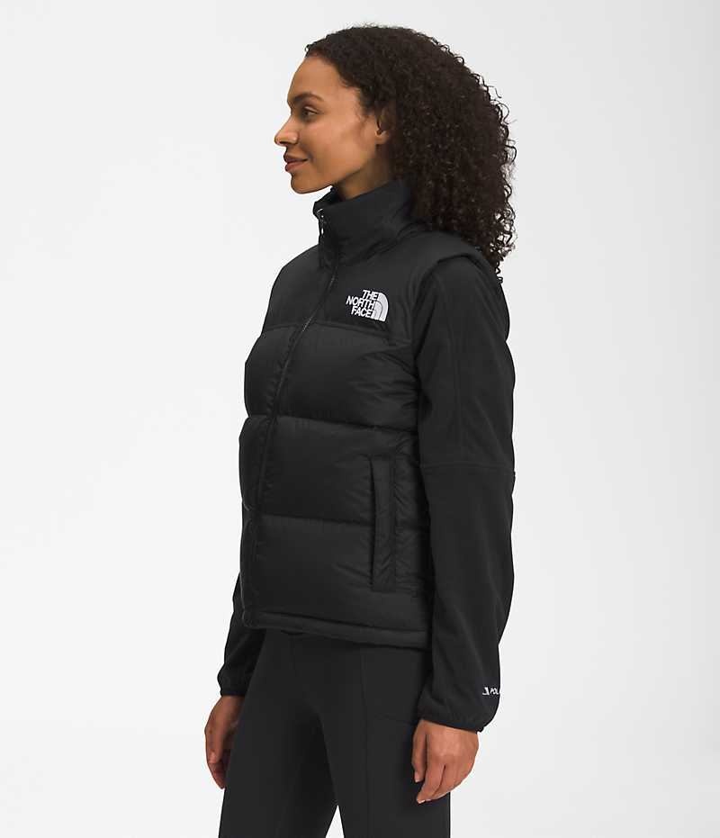 The North Face 1996 Retro Nuptse Aşağı Yelek Kadın Siyah | ISTANBUL YFLM