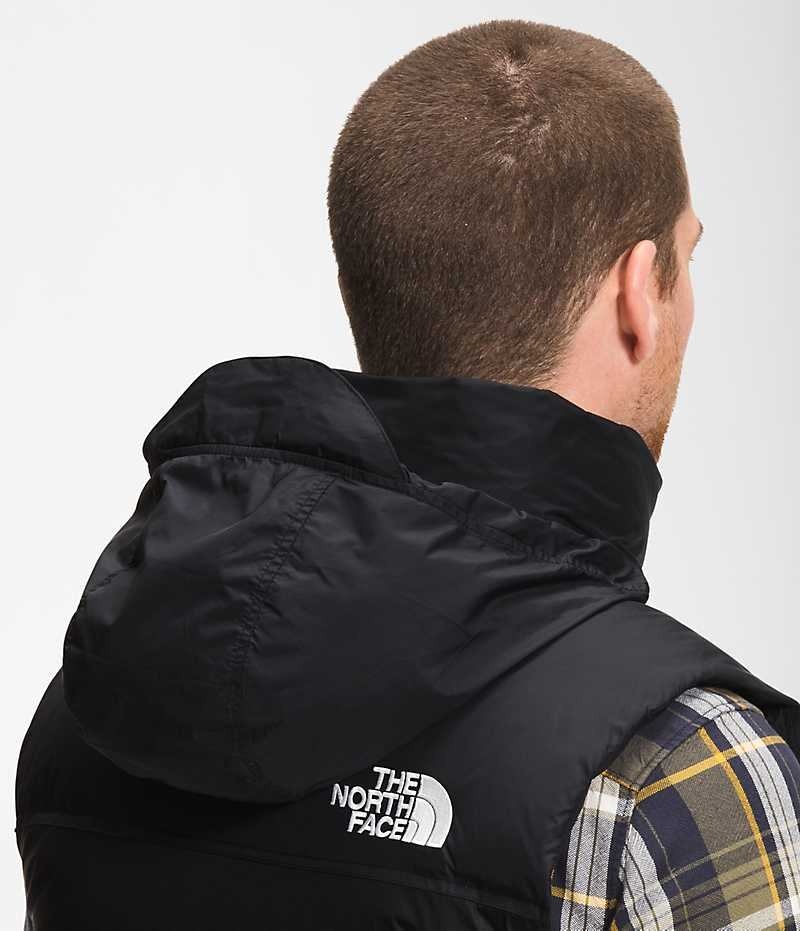 The North Face 1996 Retro Nuptse Aşağı Yelek Erkek Siyah | ISTANBUL LVEU