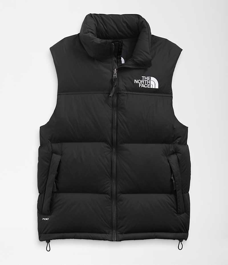 The North Face 1996 Retro Nuptse Aşağı Yelek Erkek Siyah | ISTANBUL LVEU
