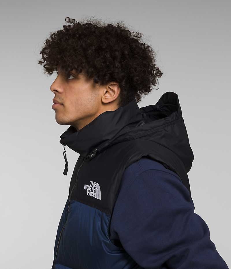 The North Face 1996 Retro Nuptse Aşağı Yelek Erkek Lacivert | TÜRKIYE JOKT