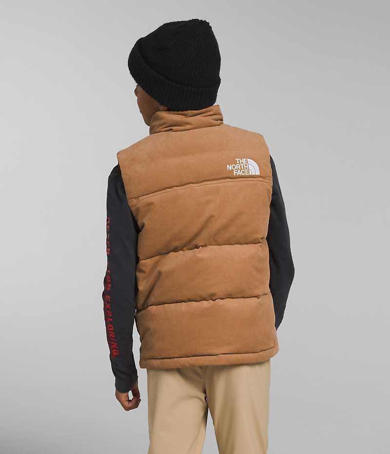 The North Face 1996 Retro Nuptse Yelek Erkek Çocuk Kahverengi | ISTANBUL RAUT