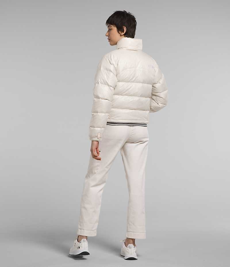 The North Face 2000 Retro Nuptse Aşağı Ceket Kadın Beyaz | TÜRKIYE DXCU