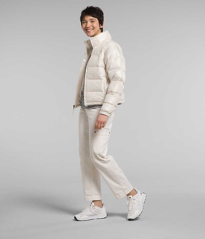 The North Face 2000 Retro Nuptse Aşağı Ceket Kadın Beyaz | TÜRKIYE DXCU