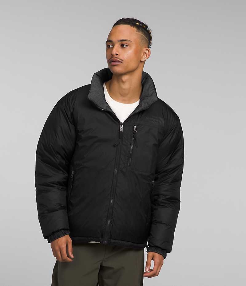 The North Face ’92 Reversible Nuptse Aşağı Ceket Erkek Siyah | TÜRKIYE EIFH