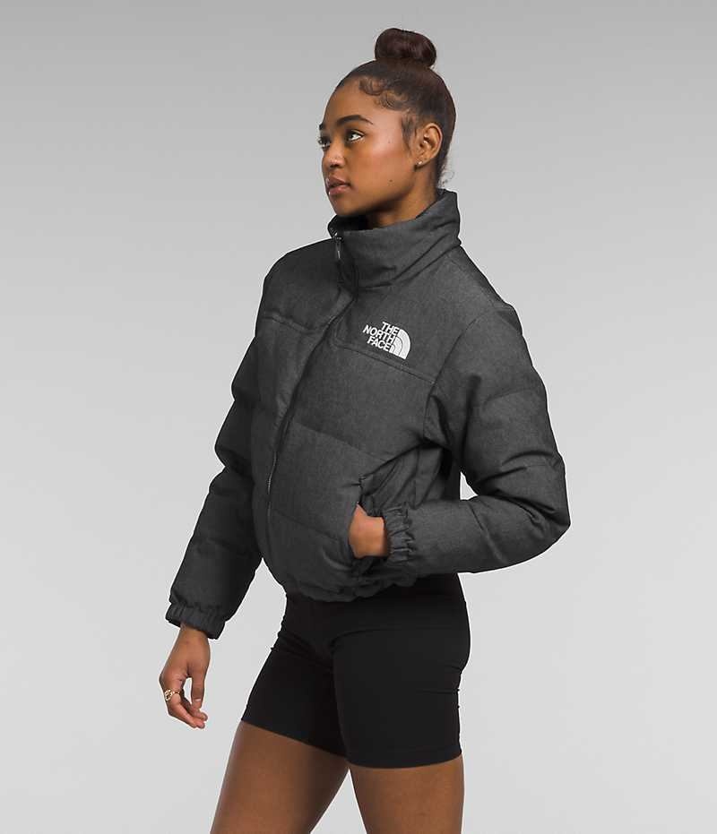 The North Face ’92 Reversible Nuptse Aşağı Ceket Kadın Siyah | TÜRKIYE JWNP