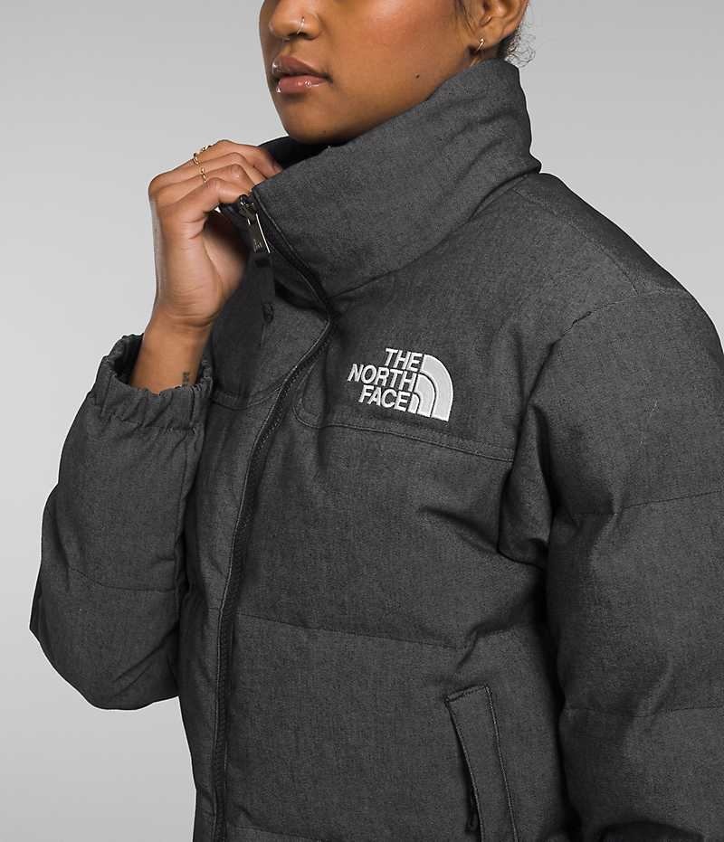 The North Face ’92 Reversible Nuptse Aşağı Ceket Kadın Siyah | TÜRKIYE JWNP