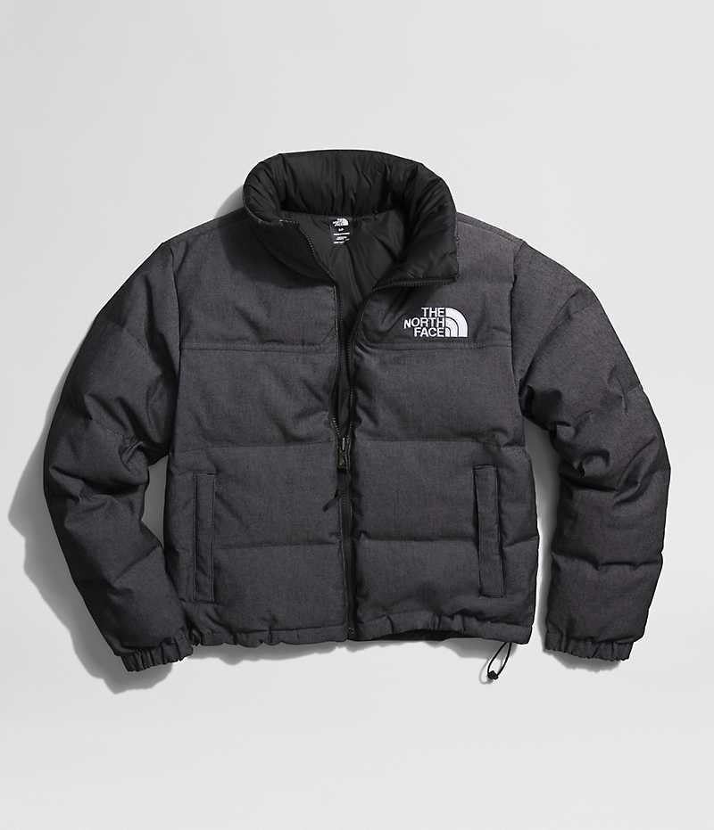 The North Face ’92 Reversible Nuptse Aşağı Ceket Kadın Siyah | TÜRKIYE JWNP