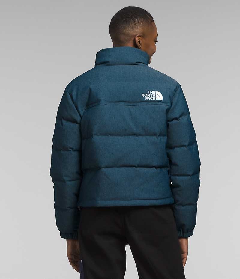 The North Face ’92 Reversible Nuptse Aşağı Ceket Kadın Mavi | ISTANBUL MGTH