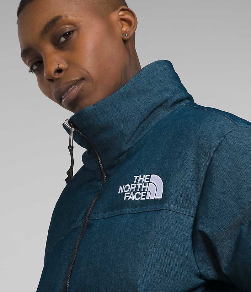 The North Face ’92 Reversible Nuptse Aşağı Ceket Kadın Mavi | ISTANBUL MGTH