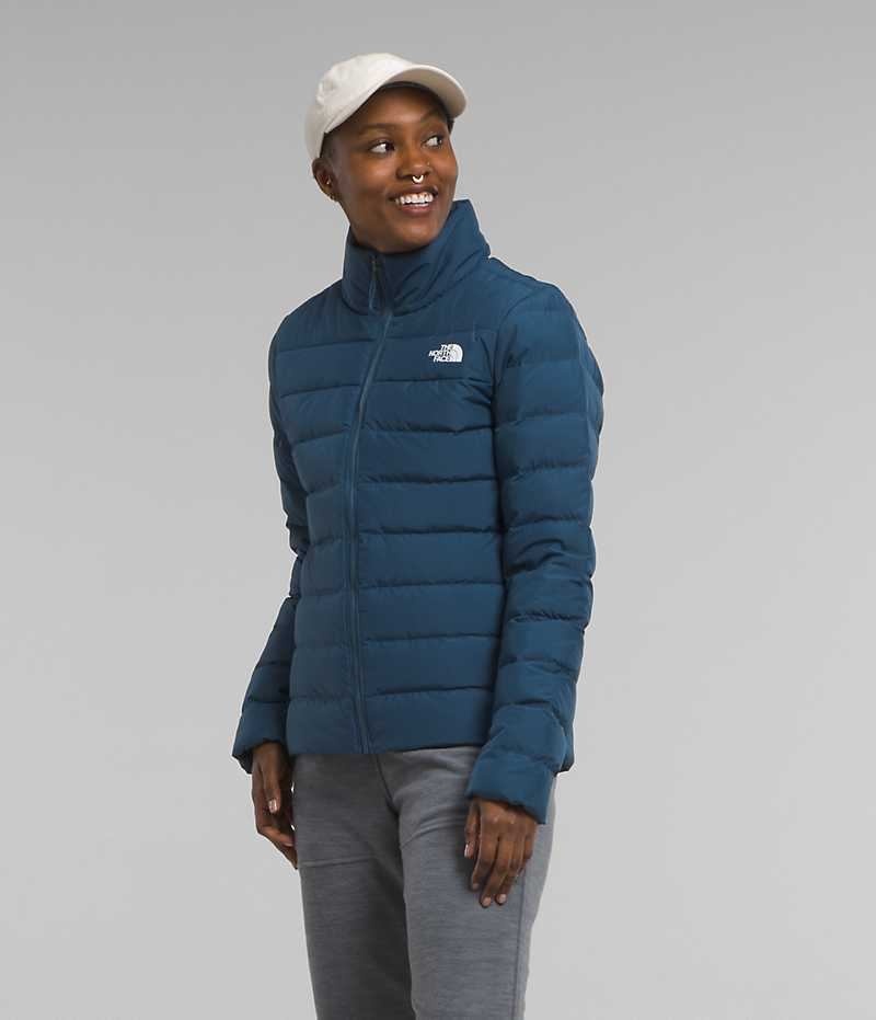 The North Face Aconcagua 3 Aşağı Ceket Kadın Mavi | TÜRKIYE NUVP
