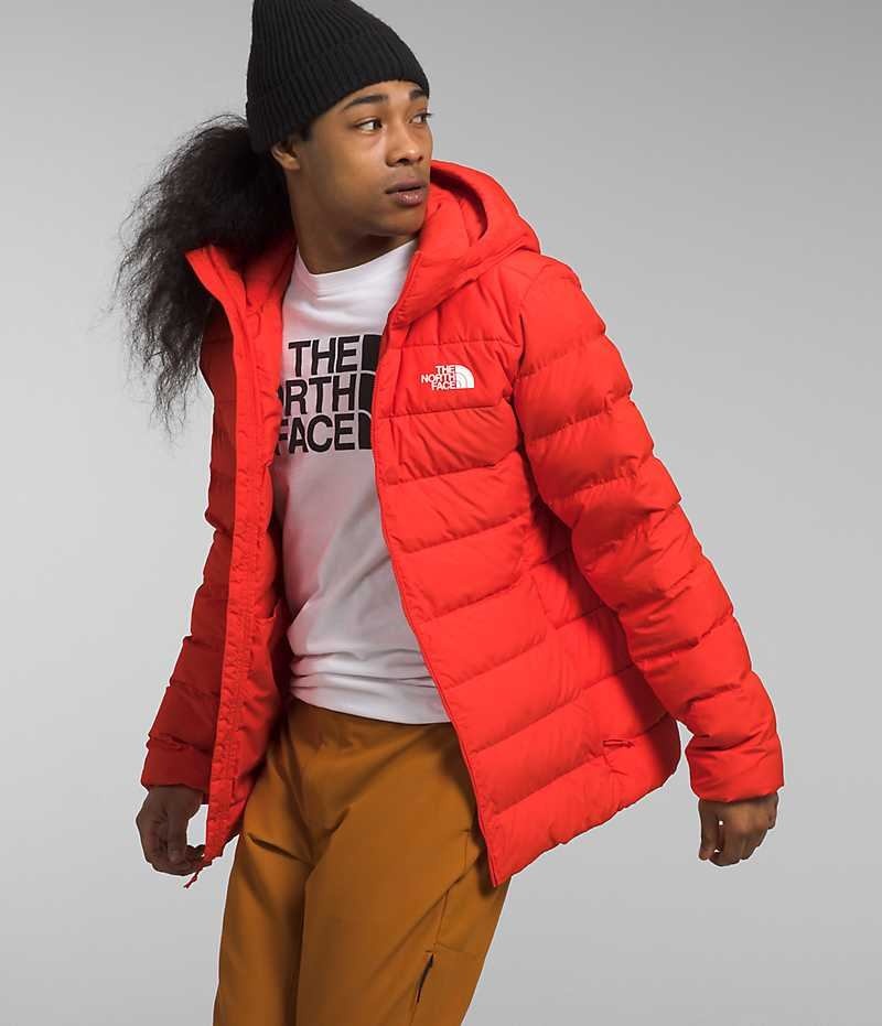 The North Face Aconcagua 3 Hoodie Aşağı Ceket Erkek Kırmızı | ISTANBUL SXTY