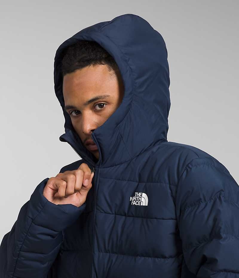 The North Face Aconcagua 3 Hoodie Aşağı Ceket Erkek Lacivert | ISTANBUL HUAQ