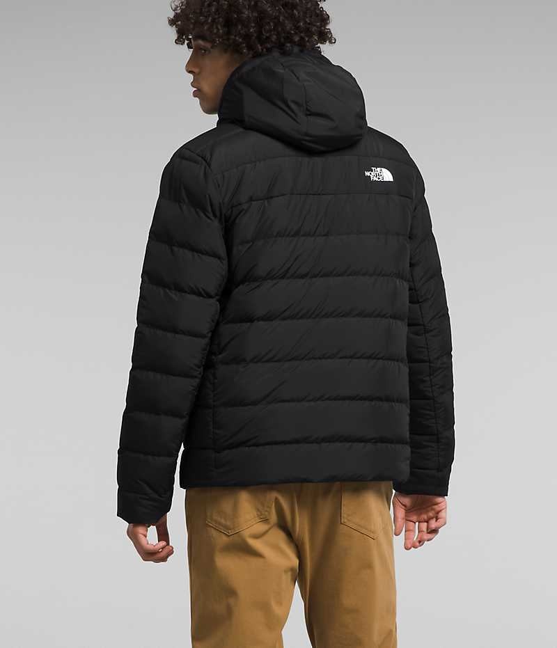 The North Face Aconcagua 3 Hoodie Aşağı Ceket Erkek Siyah | TÜRKIYE TKZB