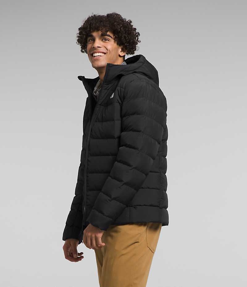 The North Face Aconcagua 3 Hoodie Aşağı Ceket Erkek Siyah | TÜRKIYE TKZB