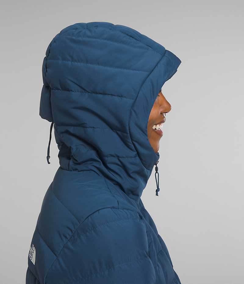 The North Face Aconcagua 3 Hoodie Aşağı Ceket Kadın Mavi | TÜRKIYE JNIO