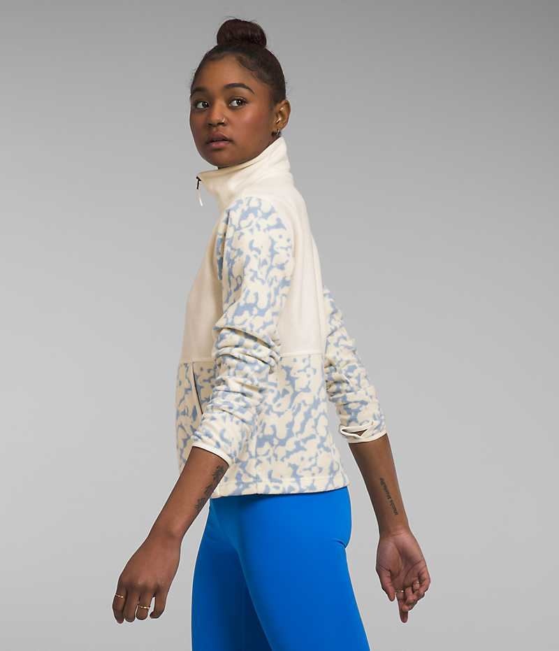 The North Face Alpine Polartec® 100 ¼-Zip Cowl Sweatshirt Kadın Beyaz | ISTANBUL IOUP