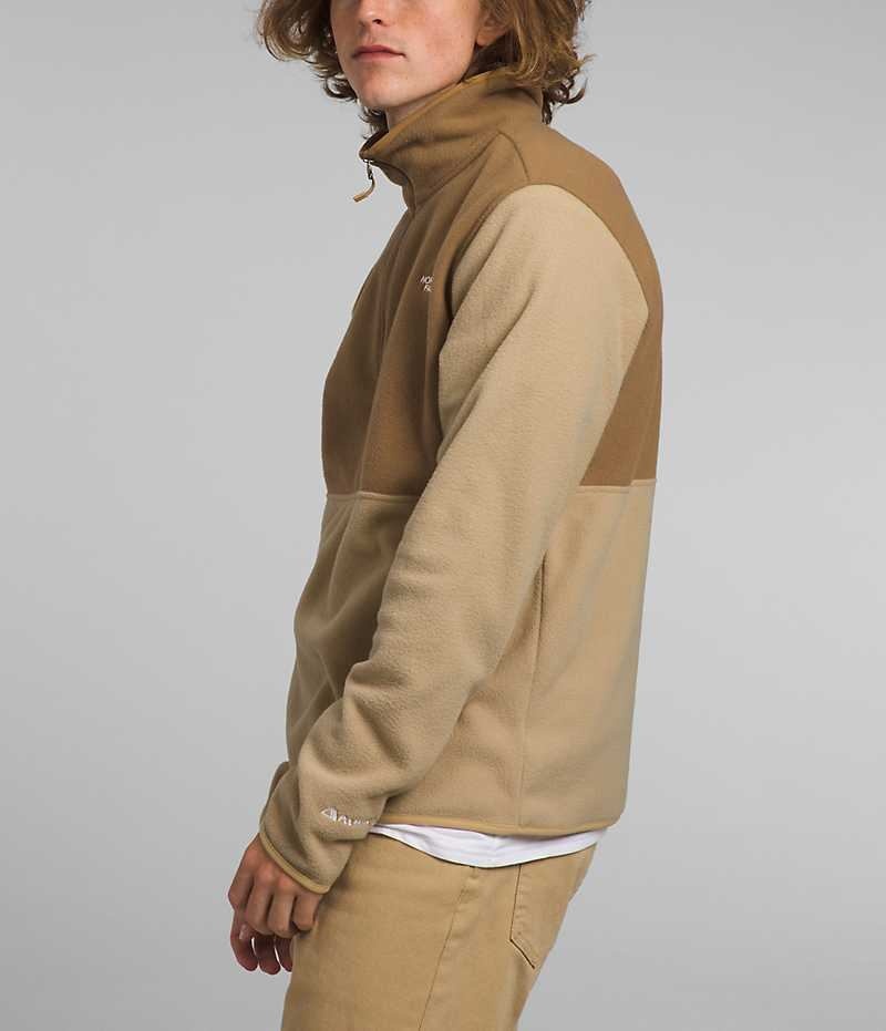 The North Face Alpine Polartec® 100 ½-Zip Sweatshirt Erkek Haki Kahverengi | TÜRKIYE FAZR