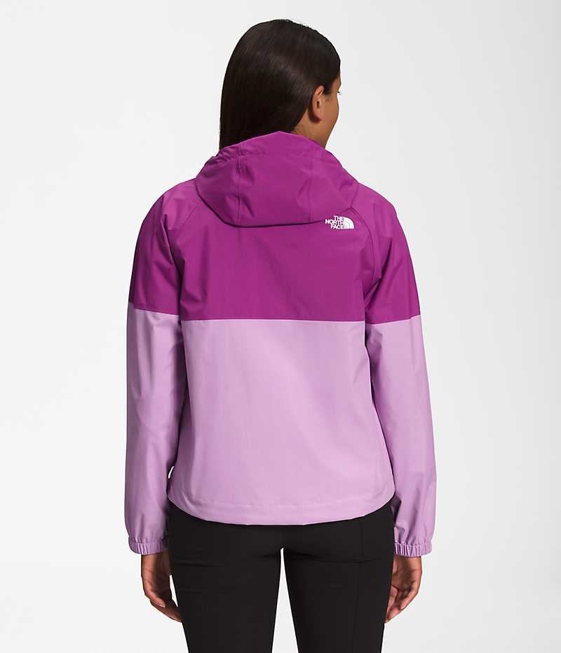 The North Face Antora Hoodie Yağmurluk Kadın Mor | TÜRKIYE PAMT