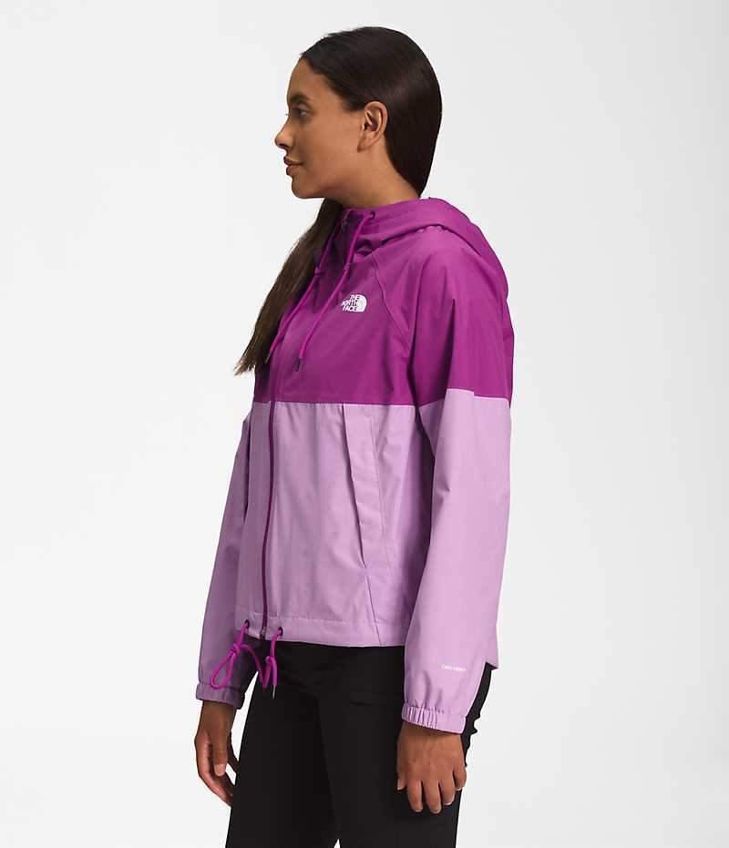 The North Face Antora Hoodie Yağmurluk Kadın Mor | TÜRKIYE PAMT