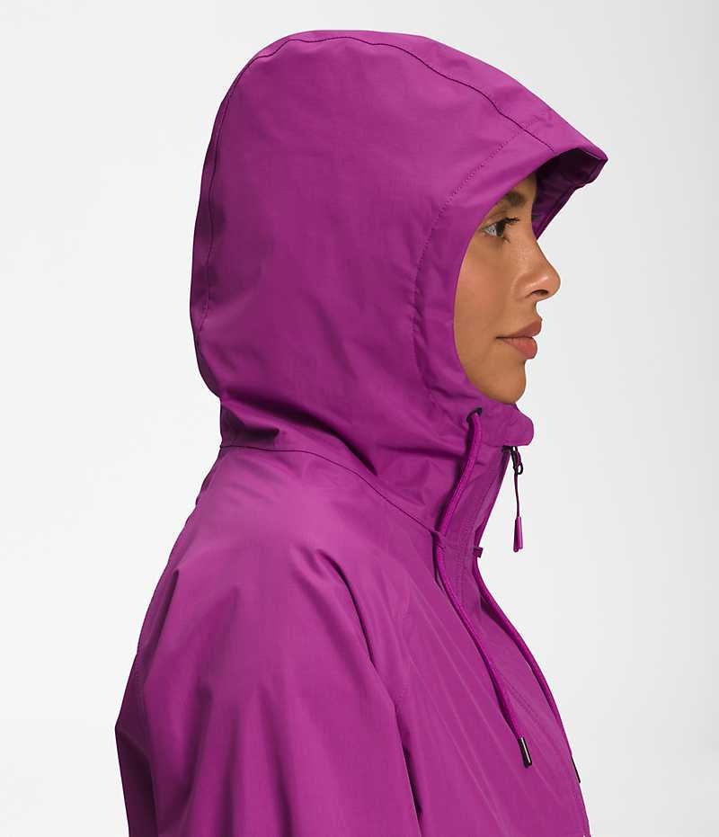 The North Face Antora Hoodie Yağmurluk Kadın Mor | TÜRKIYE PAMT