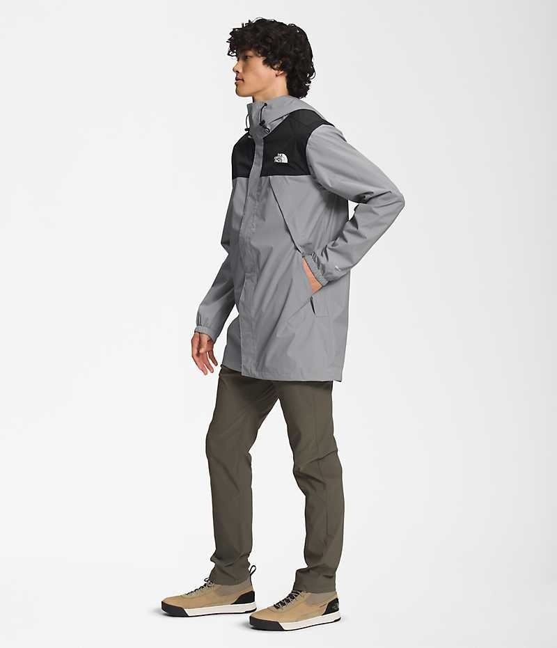 The North Face Antora Parka Erkek Siyah Gri | ISTANBUL QJOC
