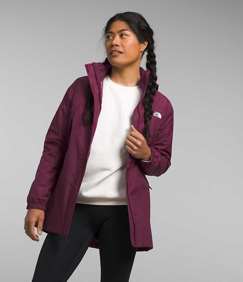 The North Face Antora Parka Kadın Bordo | ISTANBUL YAHX