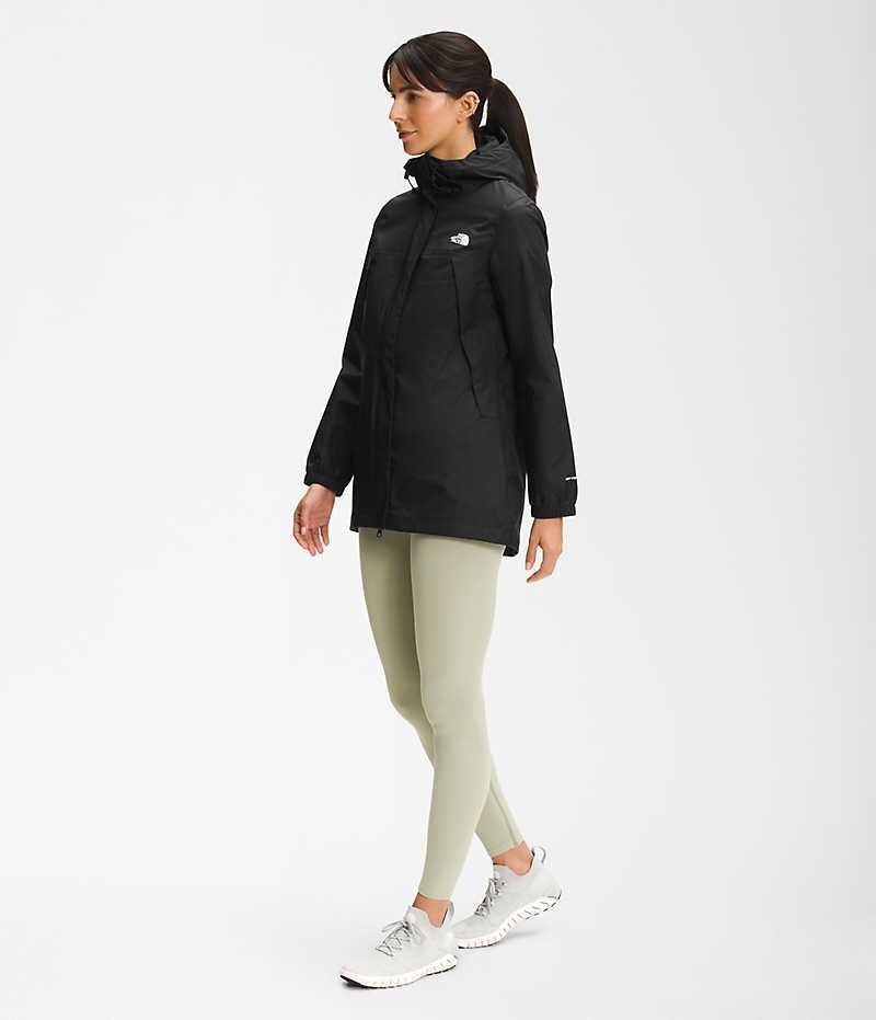 The North Face Antora Parka Kadın Siyah | TÜRKIYE AHEN