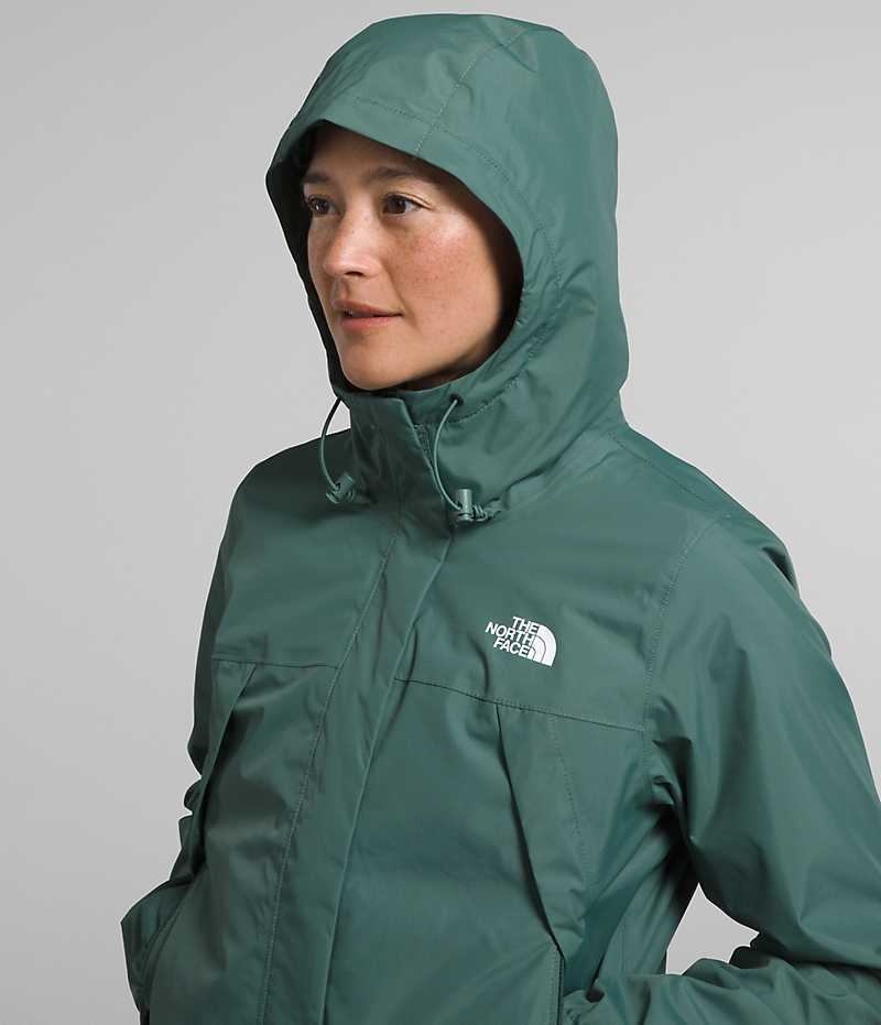 The North Face Antora Yağmurluk Kadın Yeşil | TÜRKIYE BPWV