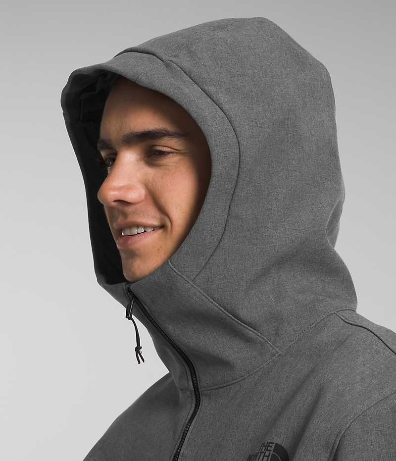 The North Face Apex Bionic 3 Softshell Ceket Erkek Koyu Gri | TÜRKIYE ALMG