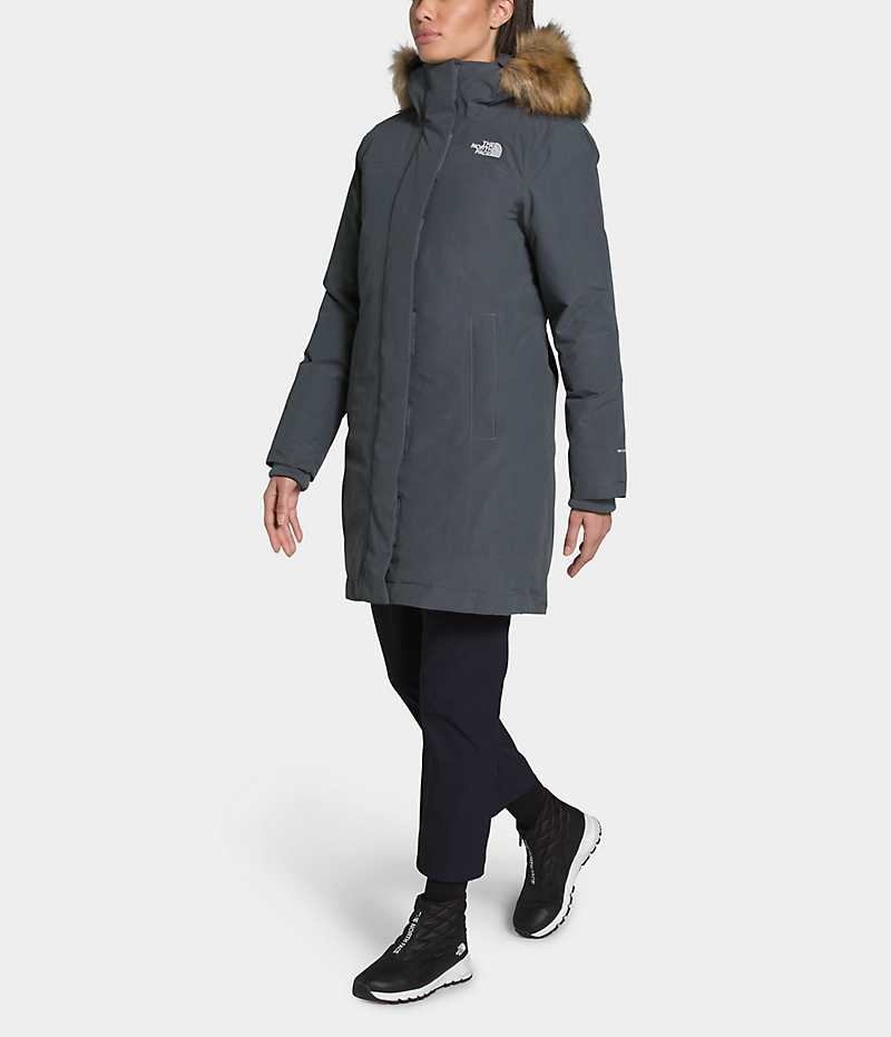 The North Face Arctic Parka Kadın Gri | TÜRKIYE NPQM